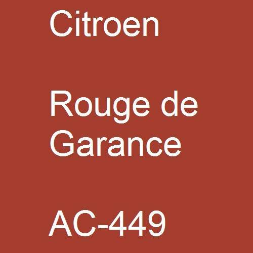 Citroen, Rouge de Garance, AC-449.